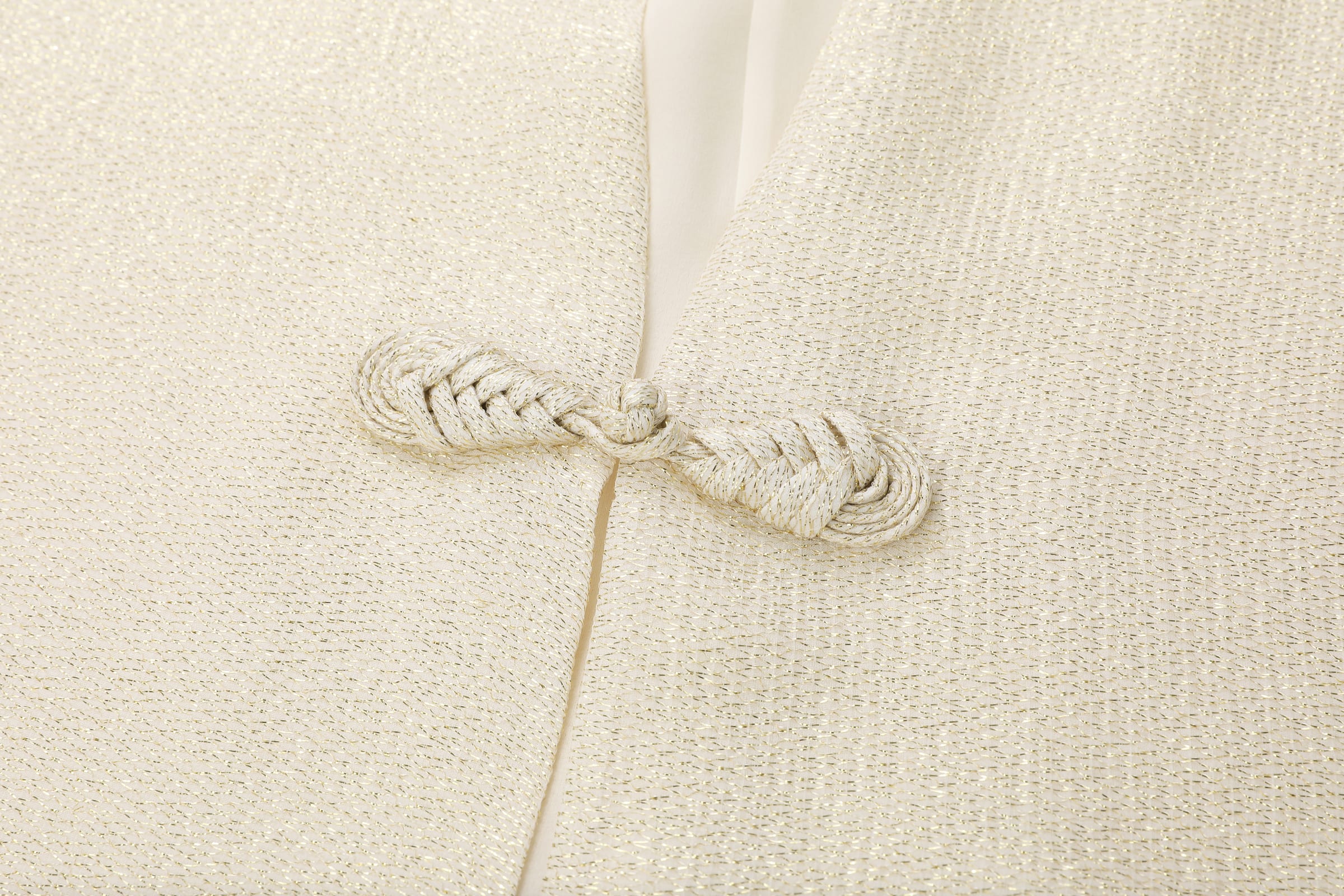 Gilded Diamond Mesh Abaya Coat - image 5