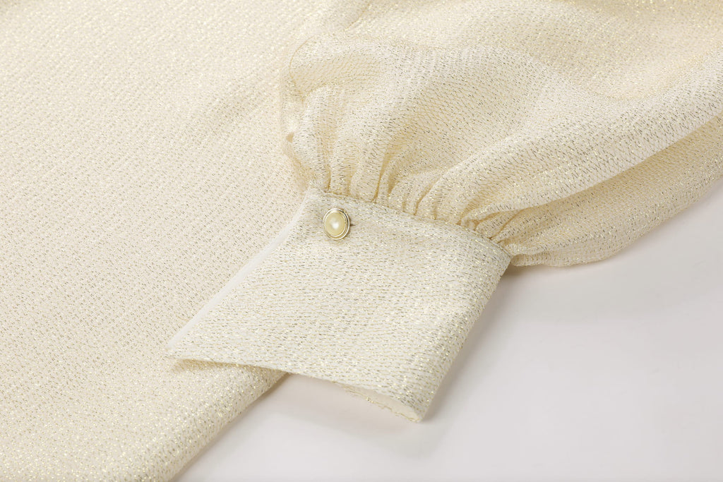 Gilded Diamond Mesh Abaya Coat - image 6