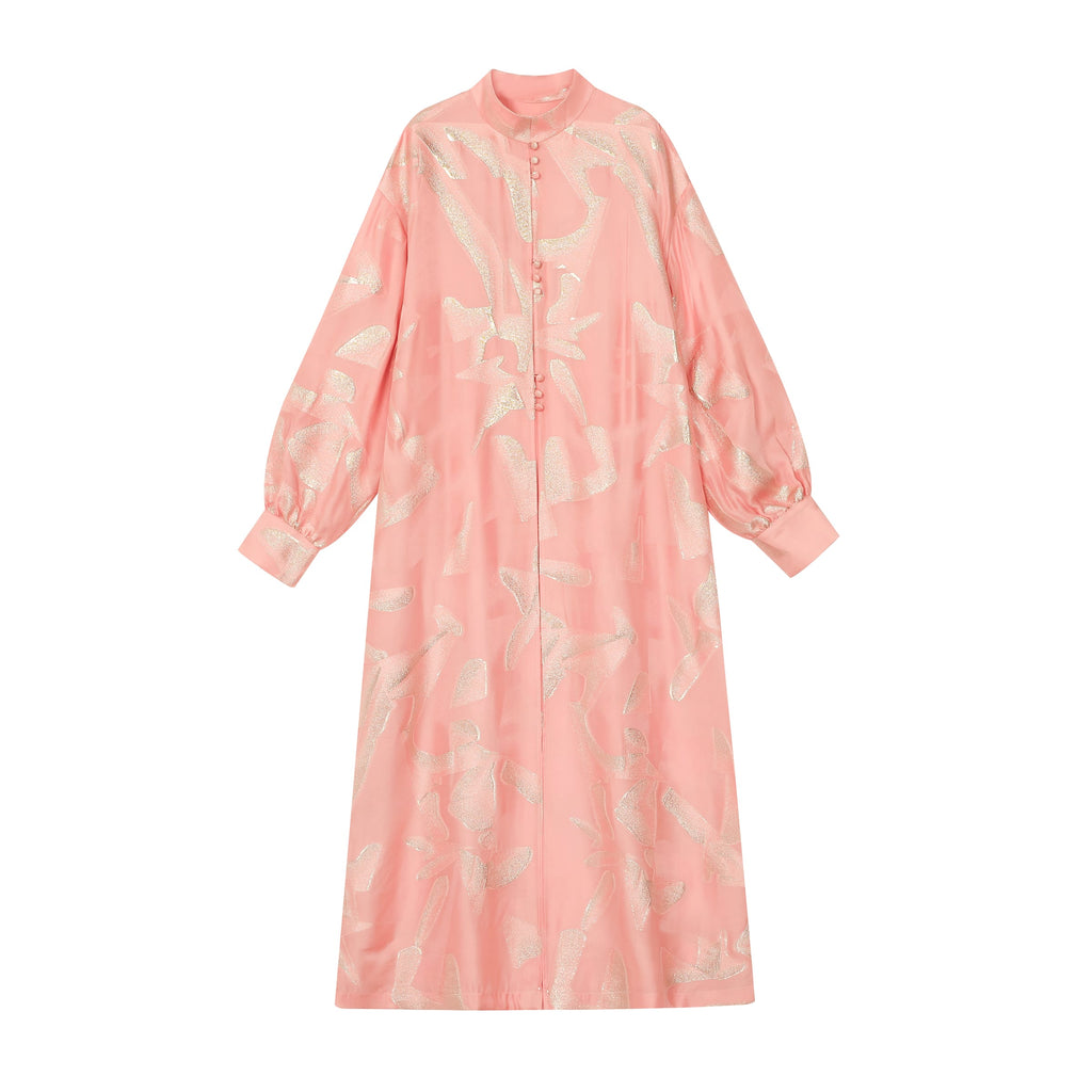 Gilded Burnout Abaya Coat - image 2