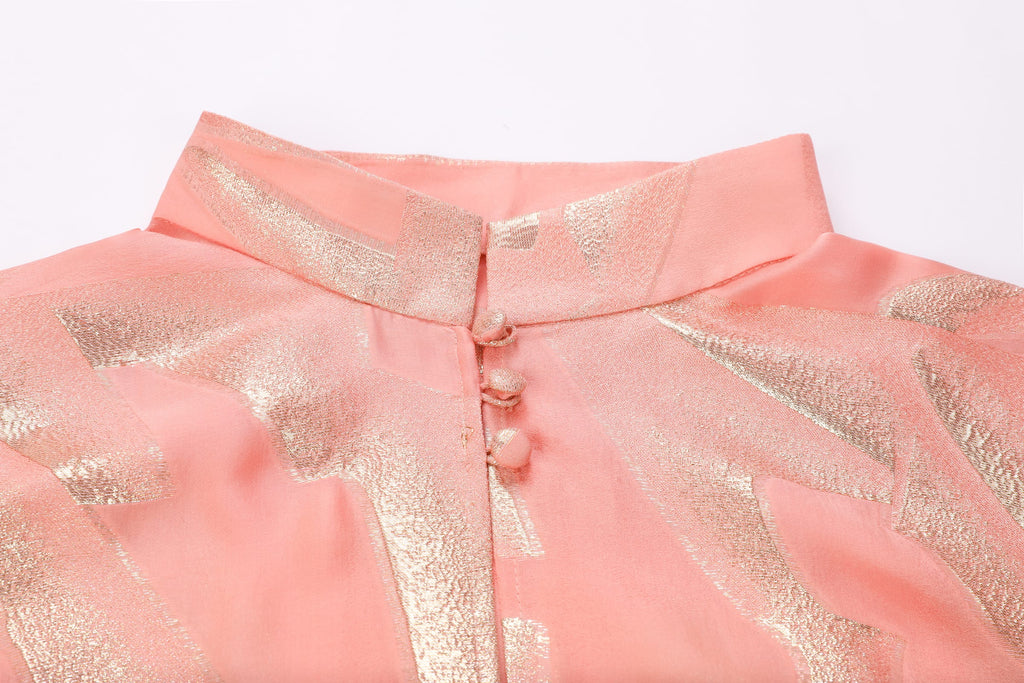 Gilded Burnout Abaya Coat - image 4