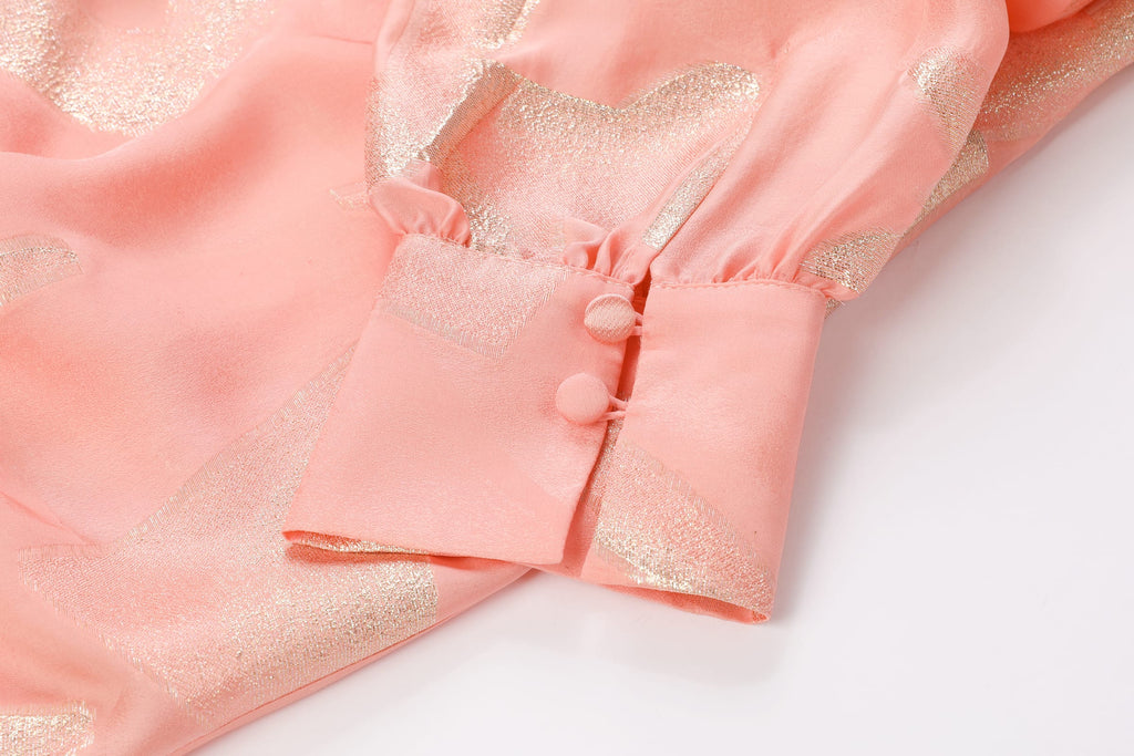 Gilded Burnout Abaya Coat - image 6