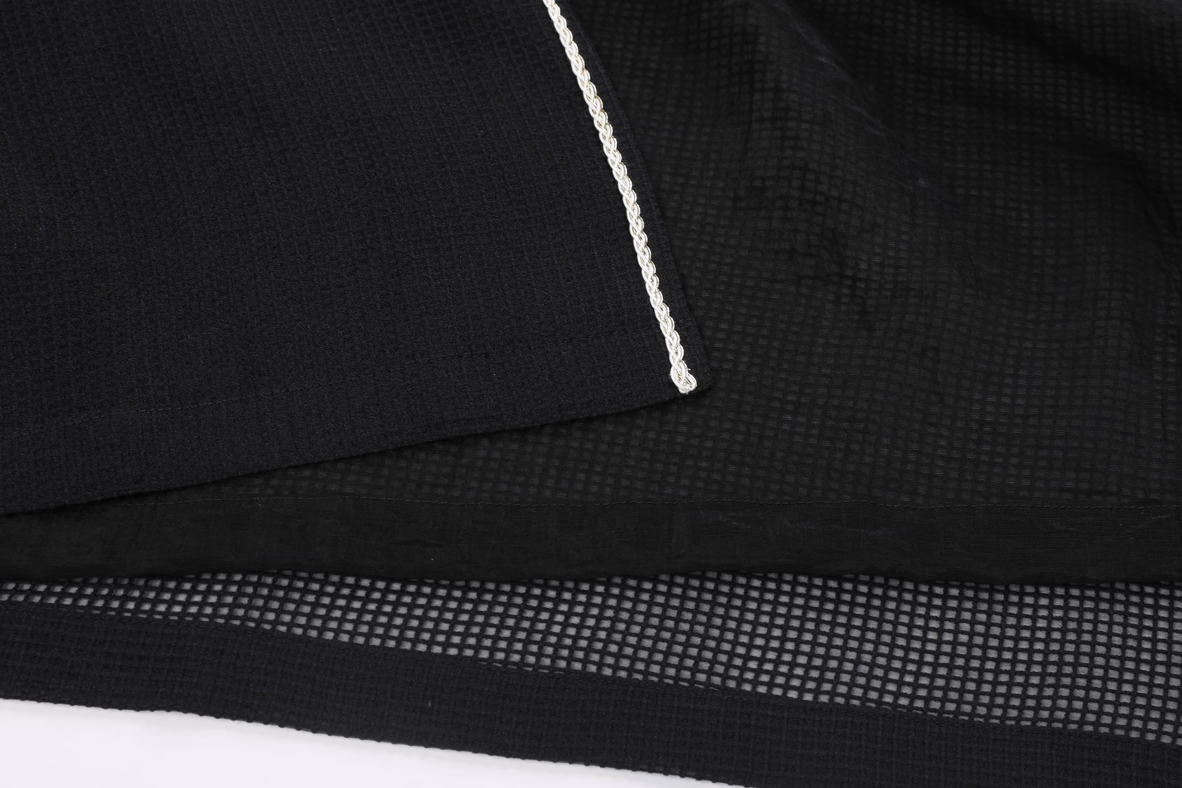 Waffle-Weave Duster Abaya Black - image 8