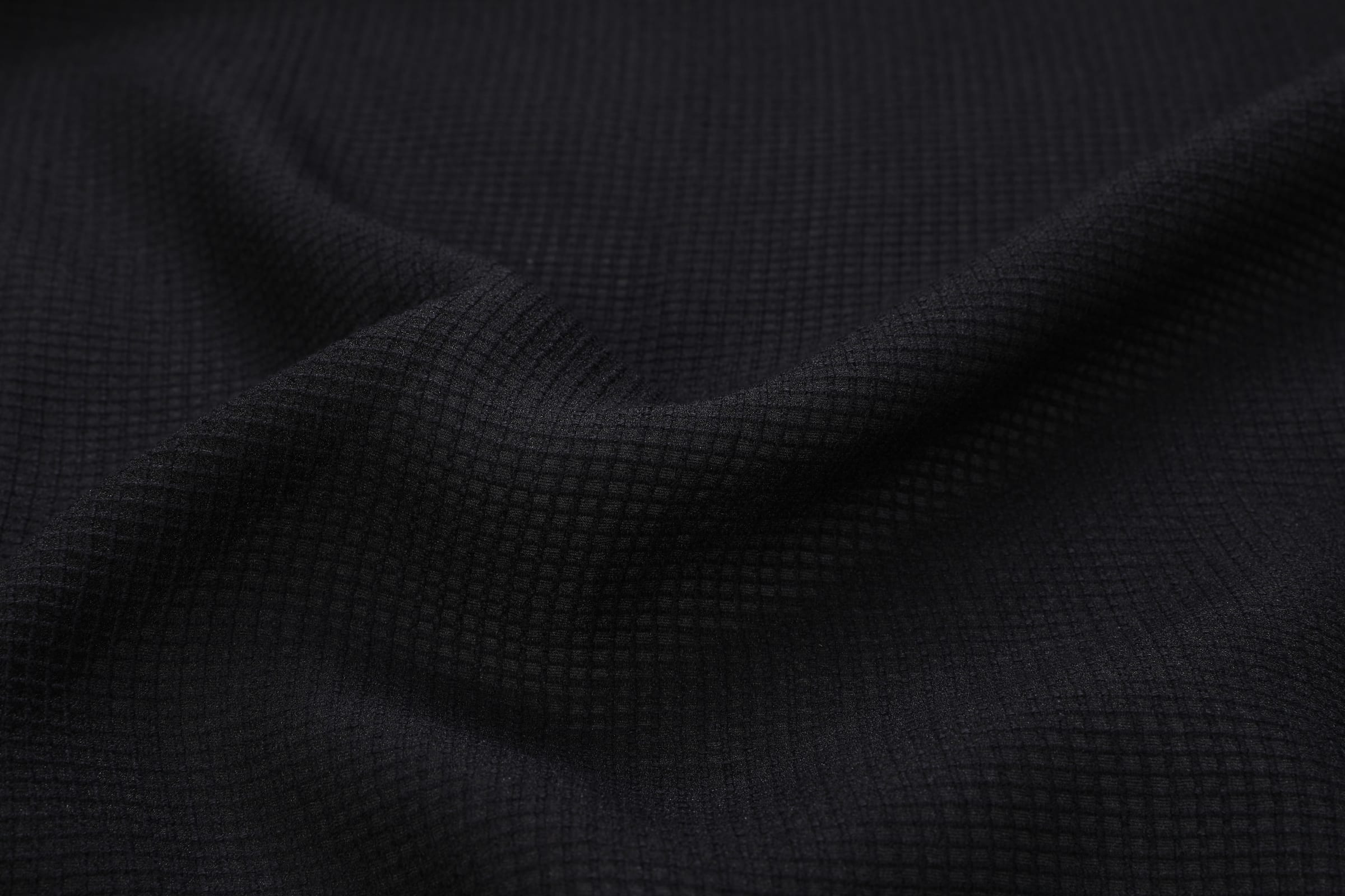 Waffle-Weave Duster Abaya Black - image 9