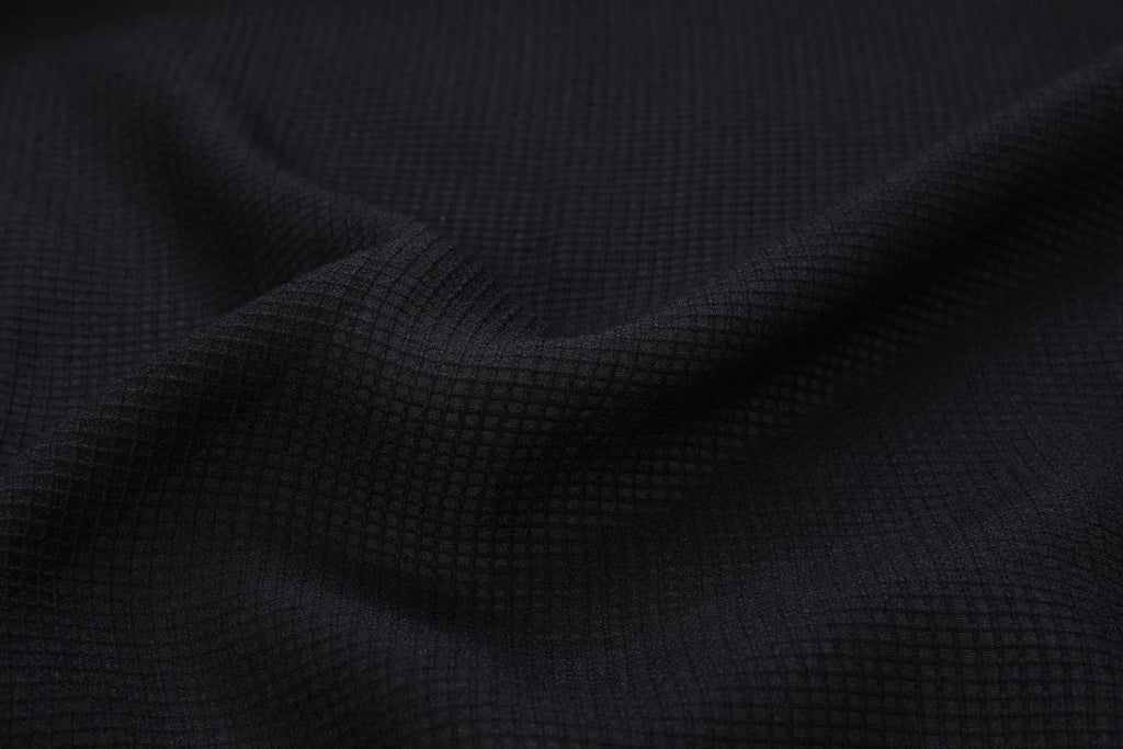 Waffle-Weave Duster Abaya Black - image 9