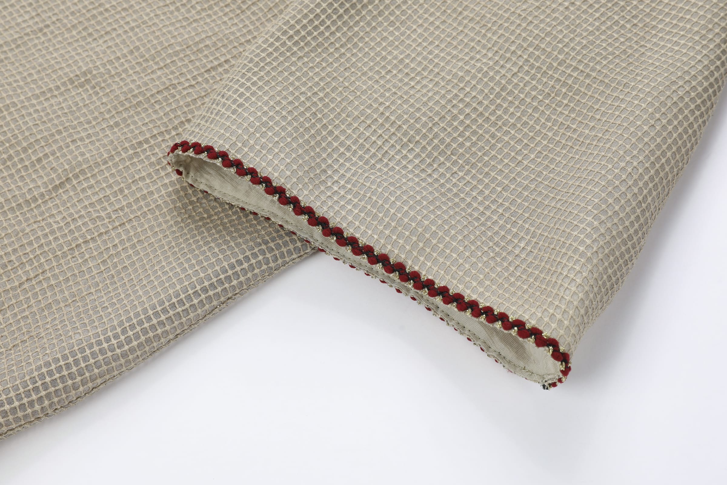 Waffle-Weave Duster Abaya Light Mocha - image 7