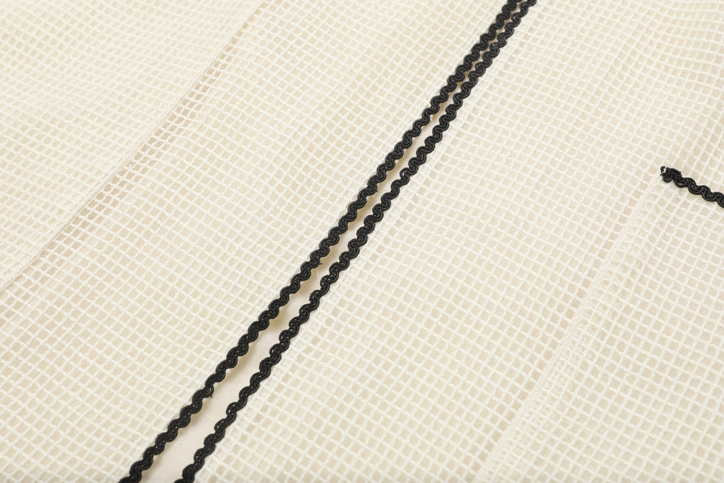 Waffle-Weave Duster Abaya Ivory - image 6