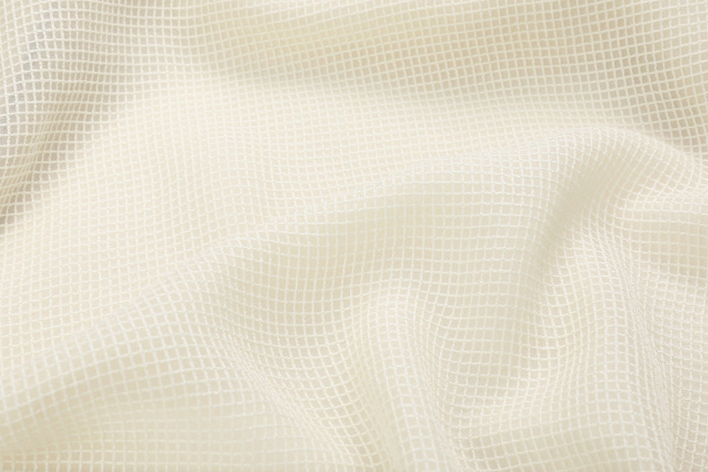 Waffle-Weave Duster Abaya Ivory - image 9
