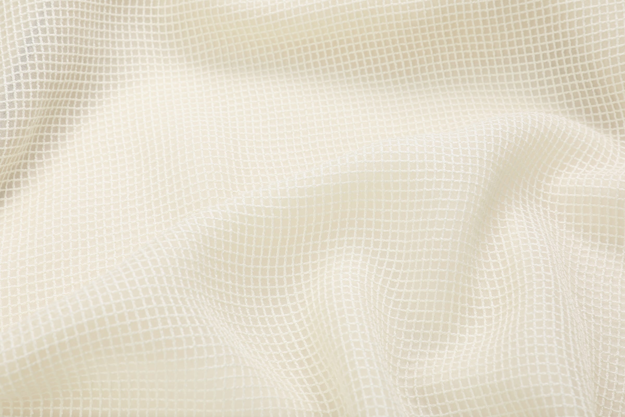 Waffle-Weave Duster Abaya Ivory - image 9