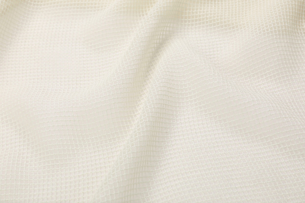 Waffle-Weave Duster Abaya Ivory - image 10