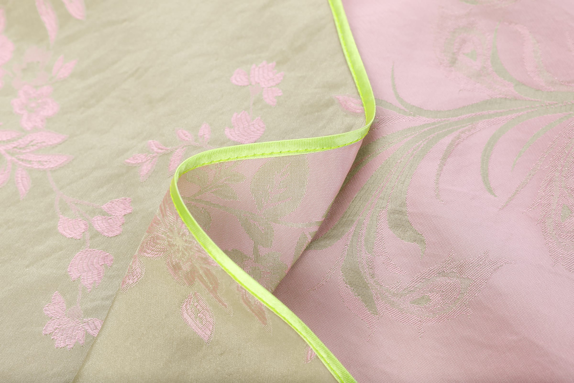 Phoenix Brocade Abaya Neon Green - image 5