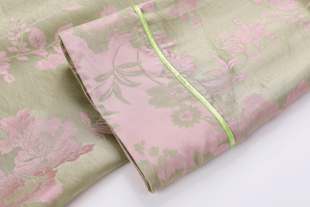 Phoenix Brocade Abaya Neon Green - image 8