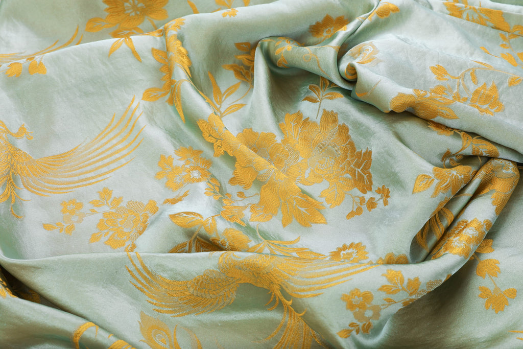 Phoenix Brocade Abaya Neon Orange - image 8