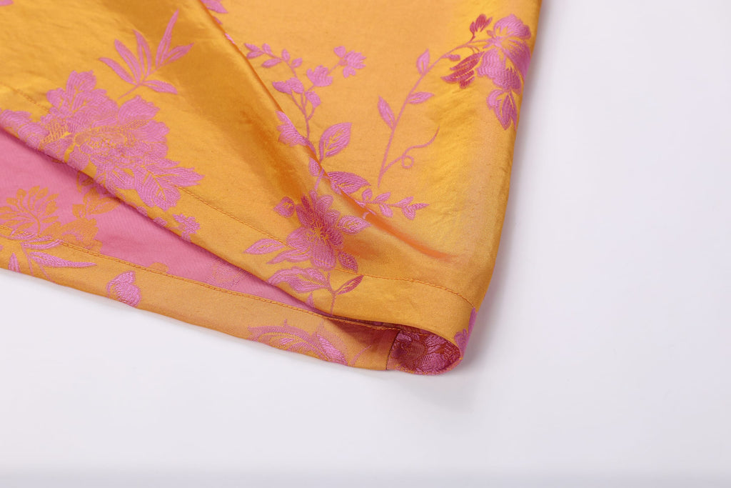 Phoenix Brocade Abaya Neon Pink - image 8