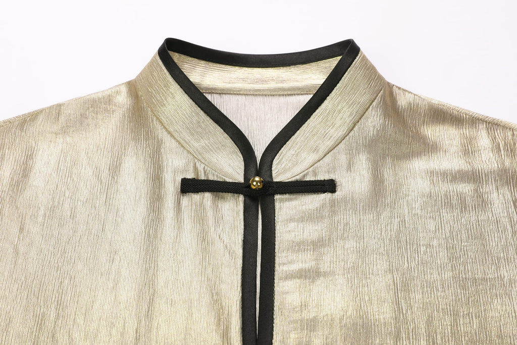 Liquid Gold Pleated Abaya - image 5