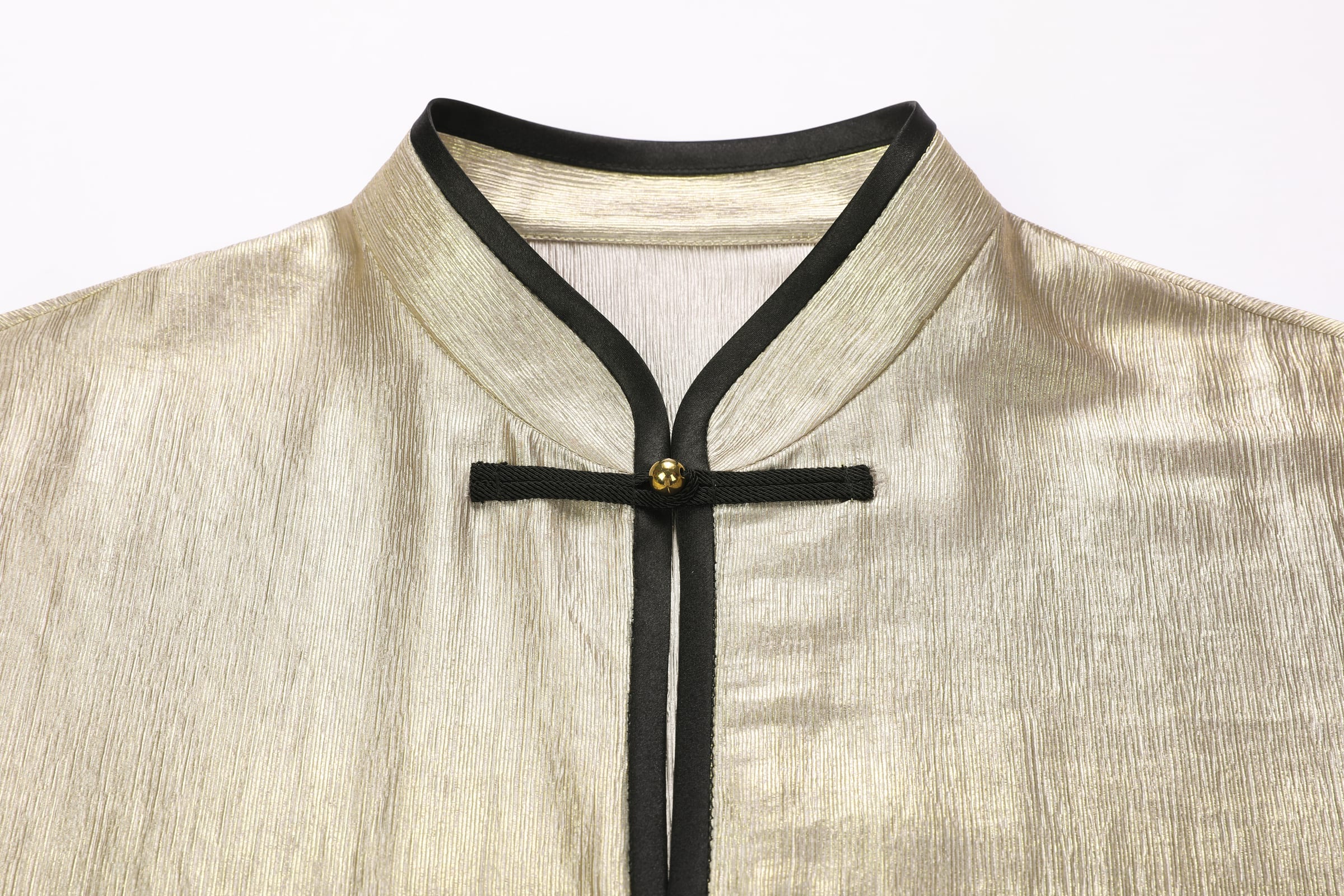 Liquid Gold Pleated Abaya - image 5