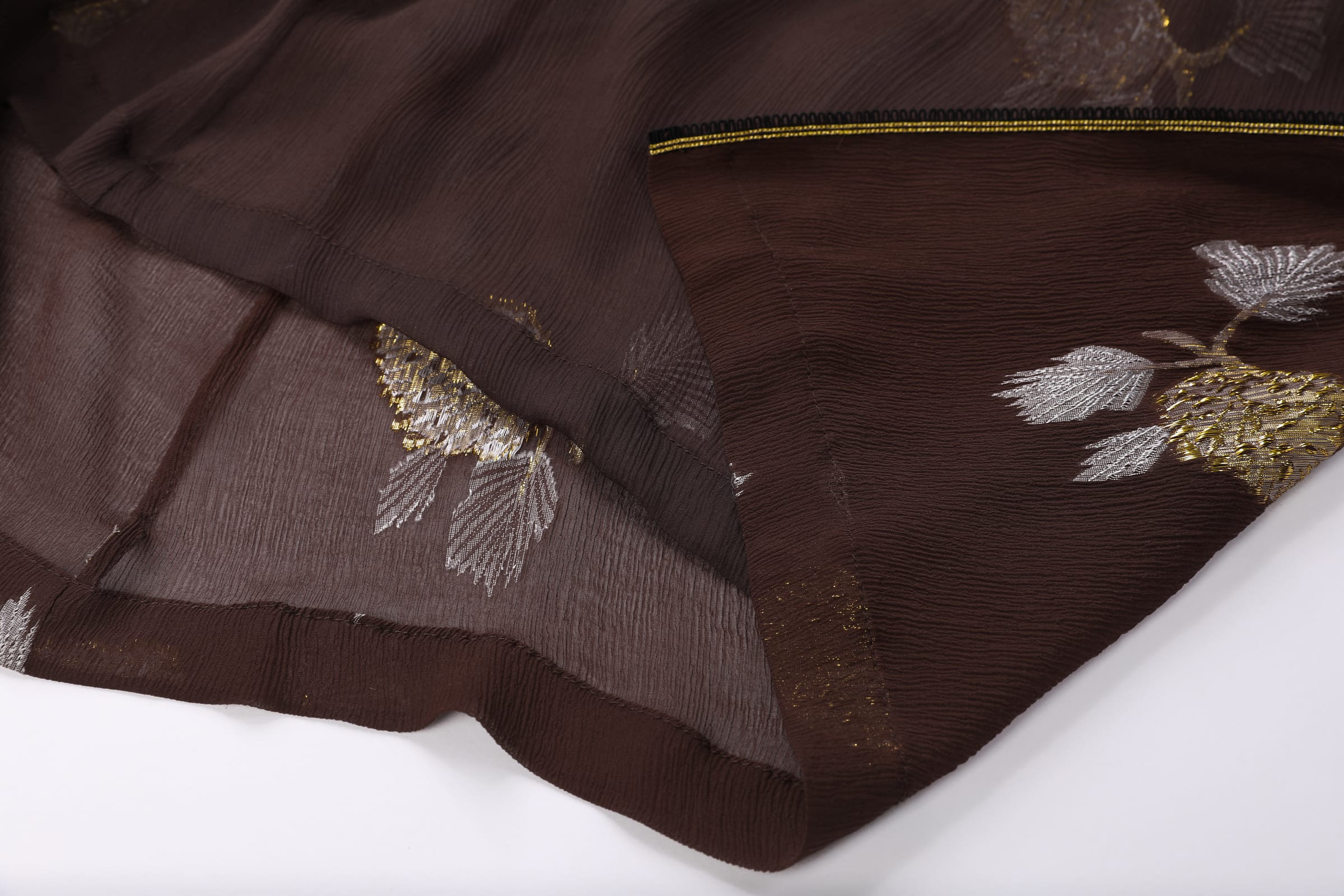 Velvet Flocked Abaya Coat - image 8