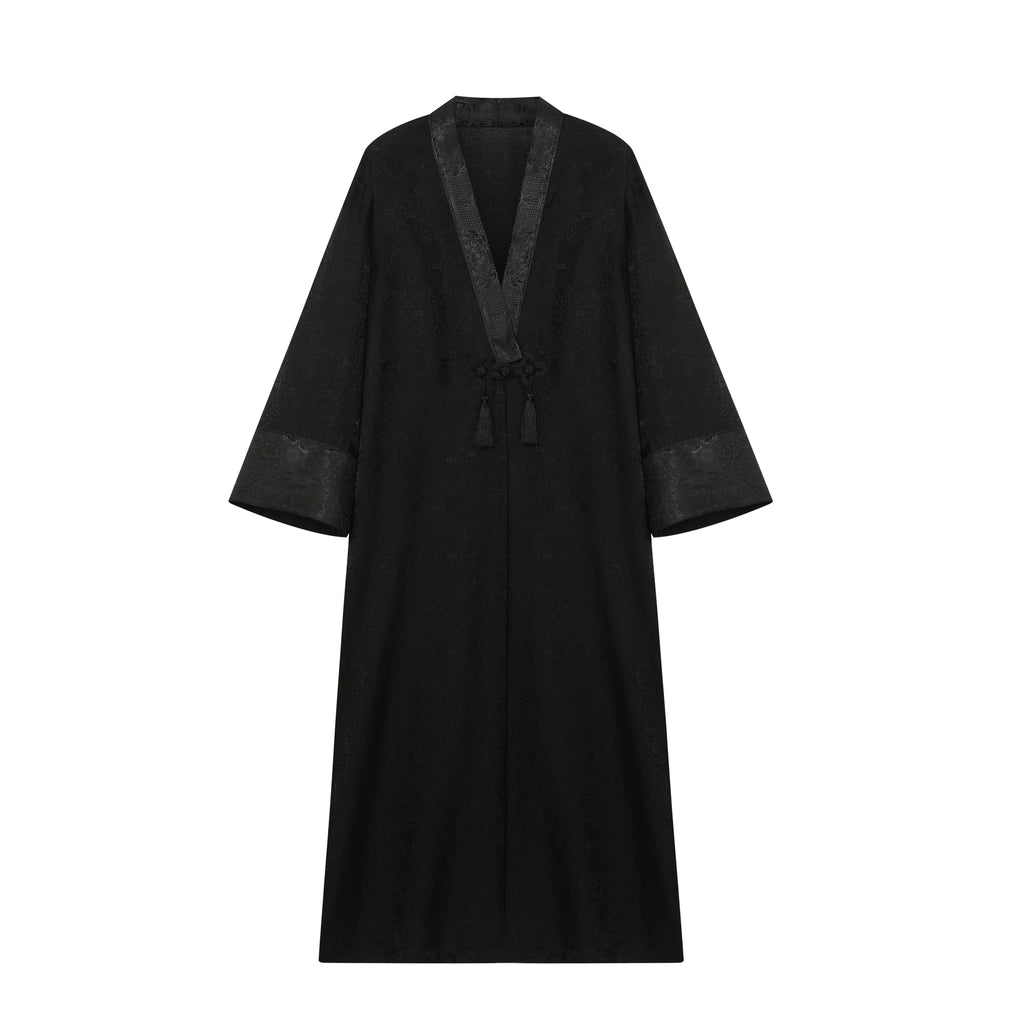 Magnolia Organza Abaya Coat - image 2