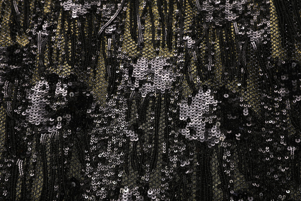 Sequin Fringe Cape Abaya - image 9