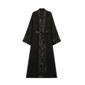 Metallic Knit Fringe Abaya - image 1