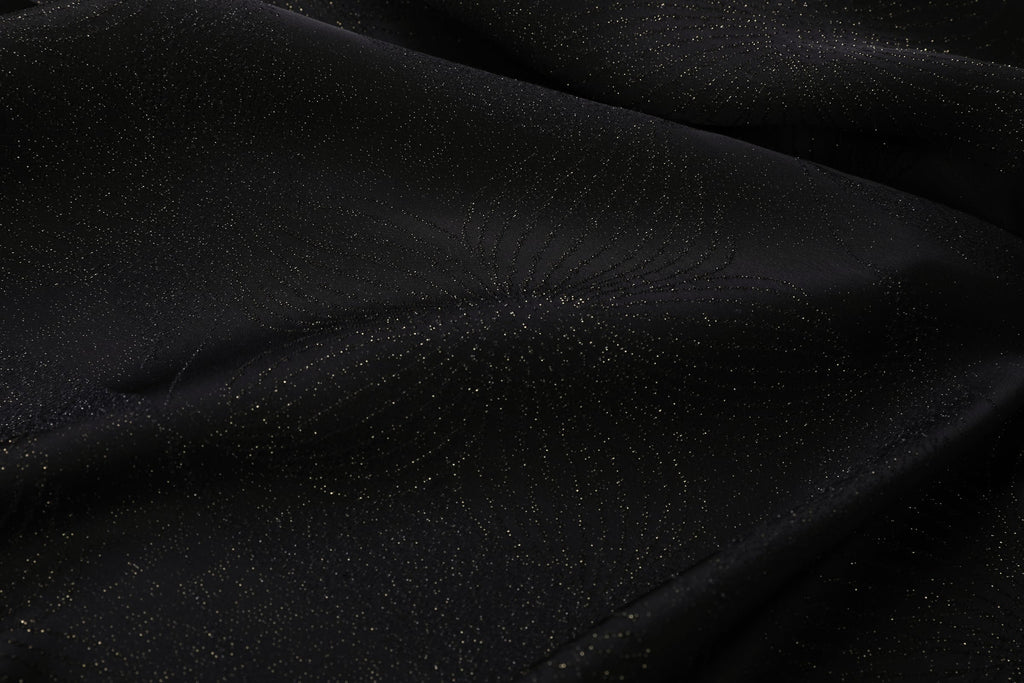 Metallic Knit Fringe Abaya - image 9