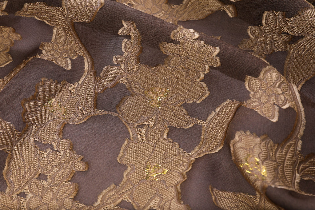 Gilded Peony Burnout Abaya - image 9