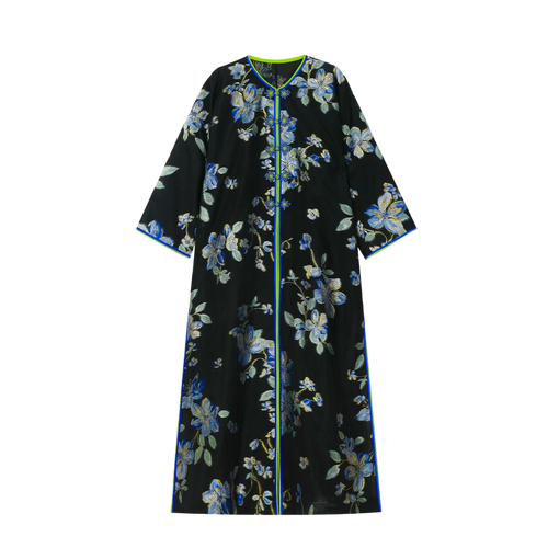 Blue Shimmer Abaya Coat - image 1