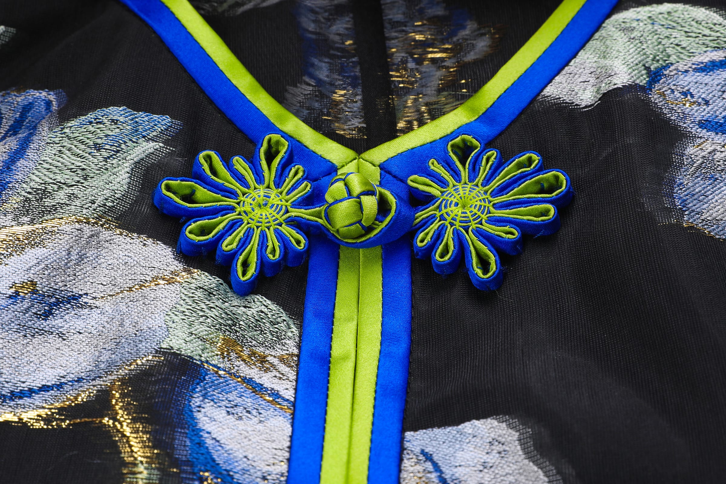 Blue Shimmer Abaya Coat - image 6