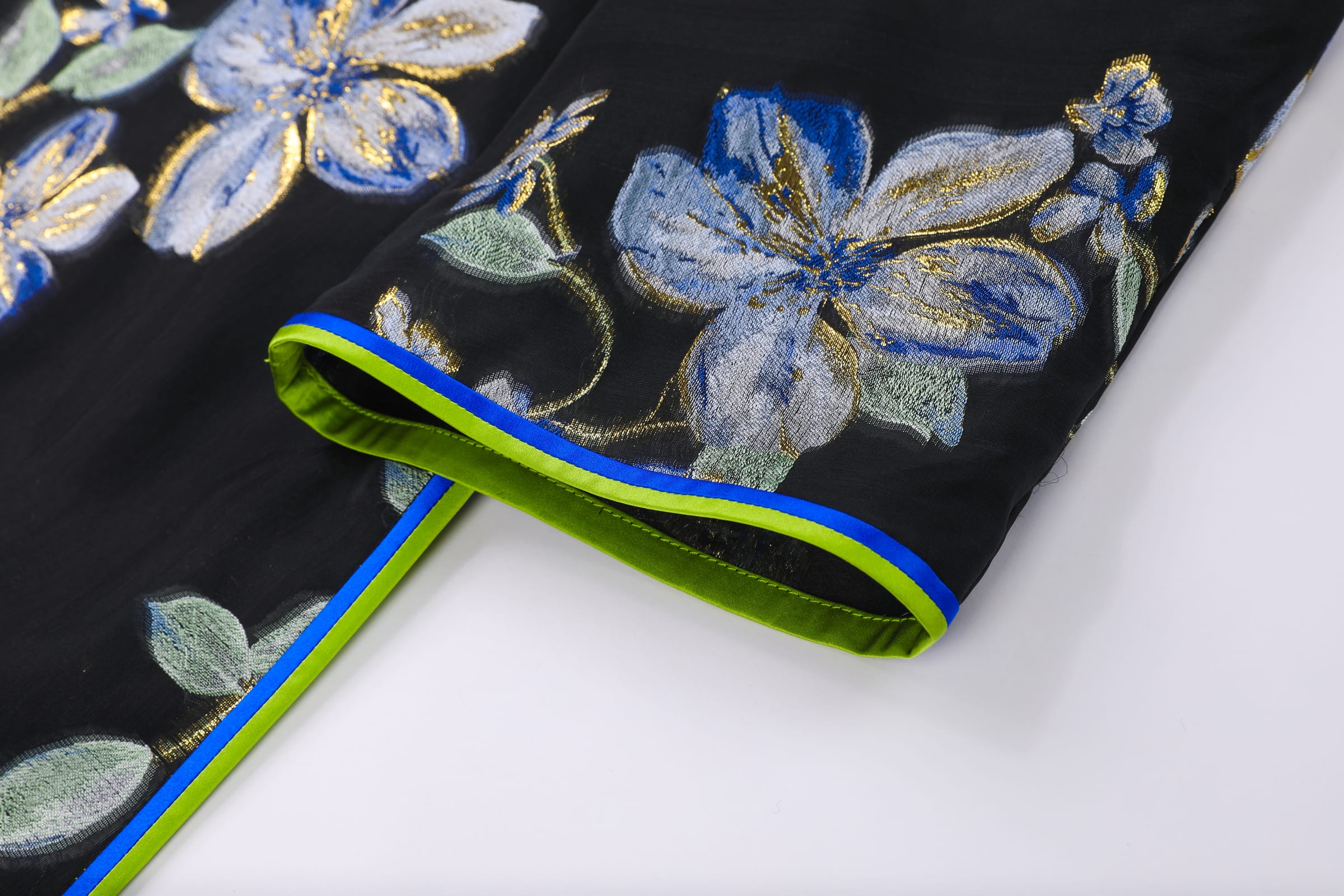 Blue Shimmer Abaya Coat - image 7